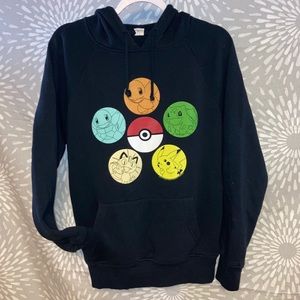 Pokémon 1st Gen Black Hoodie